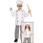 Weiße Koch-Kostüme für Kinder 