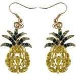 Tropische Elegante Ananas-Ohrringe glänzend für Damen für Partys 