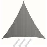 Graue AMANKA Dreieckige Balkonsichtschutz aus Edelstahl 