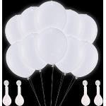 Weiße LED-Ballons 36-teilig 