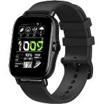 Schwarze Wasserdichte Smartwatches mit GPS für Herren zum Fitnesstraining 