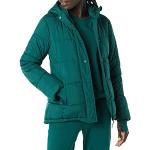 Reduzierte Dunkelgrüne Gesteppte Amazon Essentials Damensteppmäntel mit Reißverschluss mit Kapuze Größe 6 XL Große Größen 