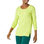 Reduzierte Grüne Langärmelige Amazon Essentials U-Ausschnitt Damensweatshirts aus Baumwollmischung Größe XXL 