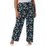 Reduzierte Marineblaue Amazon Essentials Pyjamahosen aus Flanell für Damen Größe XXS 
