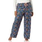 Reduzierte Marineblaue Amazon Essentials Pyjamahosen aus Flanell für Damen Größe XXS 