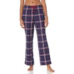 Reduzierte Marineblaue Karo Amazon Essentials Pyjamahosen aus Flanell für Damen Größe 6 XL Große Größen 