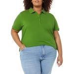 Reduzierte Olivgrüne Kurzärmelige Amazon Essentials Kurzarm-Poloshirts für Damen Größe XS 
