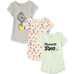 Amazon Essentials Disney Prinzessinnen Kinder T-Shirts aus Jersey für Mädchen 3-teilig 