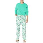Langärmelige Amazon Essentials Pyjamahosen mit Weihnachts-Motiv aus Jersey für Herren Größe XXL Weihnachten 