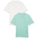 Reduzierte Aquablaue Amazon Essentials T-Shirts für Herren Größe XXL 2-teilig 