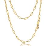 Reduzierte Silberne Zweireihige Halsketten & Mehrlagige Halsketten vergoldet für Damen 