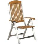 Silberne Moderne Gartenstühle Metall geölt aus Edelstahl Breite 100-150cm, Höhe 100-150cm, Tiefe 50-100cm 