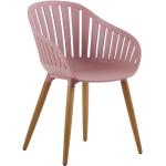 Rosa Gepunktete Minimalistische Ambia Gartenstühle & Balkonstühle aus Holz Breite 50-100cm, Höhe 50-100cm, Tiefe 50-100cm 