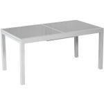 Silberne Ambia Rechteckige Tische ausziehbar Breite 50-100cm, Höhe 50-100cm, Tiefe 50-100cm 