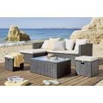 Weiße Mediterrane Ambia Lounge Gartenmöbel & Loungemöbel Outdoor aus Polyrattan Breite 100-150cm, Höhe 100-150cm, Tiefe 100-150cm 14-teilig 
