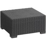 Anthrazitfarbene Keter Rechteckige Lounge Tische aus Kunststoff rostfrei Breite 0-50cm, Höhe 0-50cm, Tiefe 0-50cm 
