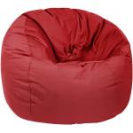 Rote Unifarbene Ambia Runde Outdoor Sitzsäcke aus Polystyrol Breite 50-100cm, Höhe 50-100cm, Tiefe 50-100cm 