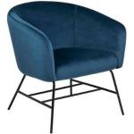 Blaue ambia home Wohnzimmermöbel aus Textil Breite 50-100cm, Höhe 50-100cm, Tiefe 50-100cm 