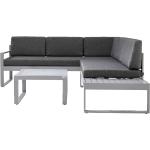 Graue Ambia Lounge Gartenmöbel & Loungemöbel Outdoor aus Aluminium Breite 150-200cm, Höhe 200-250cm, Tiefe 0-50cm 