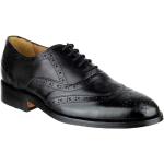 Schwarze Business Amblers Safety Hochzeitsschuhe & Oxford Schuhe aus Leder wasserdicht für Herren Größe 42,5 mit Absatzhöhe über 9cm 