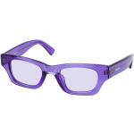 Lila Ambush Rechteckige Rechteckige Sonnenbrillen aus Kunststoff für Herren 