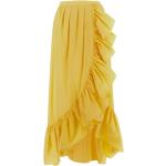 Reduzierte Gelbe Elegante Maxiröcke für Damen Größe XL 