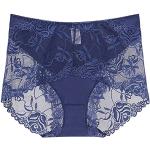 Blaue Sexy Formslips & Bauchweg-Slips aus Spitze für Damen Größe XL Große Größen 10-teilig 