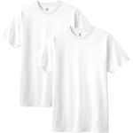 American Apparel Unisex-Erwachsene Kurzarm, Stil G1301, 2er T-Shirt, Weiß (2-er Pack), M