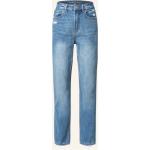 Reduzierte Blaue American Eagle Mom-Jeans aus Baumwolle für Damen Größe XS 