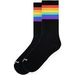 Schwarze Skater American Socks LGBT Kompressionsstrümpfe & Stützstrümpfe aus Polyamid für Herren Einheitsgröße Große Größen 