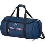 Marineblaue Sportliche American Tourister Reisetaschen mit Reißverschluss aus Kunstfaser 