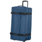 Marineblaue Unifarbene American Tourister Reisetaschen mit Rollen 116l aus Polyester 