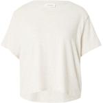 Hellgraue Melierte Vintage T-Shirts aus Jersey für Damen Größe S 