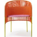 Reduzierte Rosa Geflochtene ames Caribe Gartenstühle & Balkonstühle aus Kunststoff Breite 50-100cm, Höhe 50-100cm, Tiefe 50-100cm 