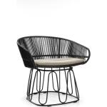 Ames - Circo Lounge Stuhl - schwarz, Metall - 73x73x74 cm - schwarz matt - black matt - black (405)
