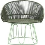 Pastellgrüne ames Lounge Sessel aus Kunststoff Outdoor 