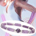 Violette Energiearmbänder aus Kristall mit Amethyst für Damen 
