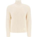 Reduzierte Weiße Ami Paris Nachhaltige Rollkragen Herrensweatshirts aus Wolle Größe M für den für den Winter 