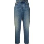 Blaue Bestickte Ami Paris Nachhaltige Jeans mit Stickerei für Herren Größe XXL Weite 30, Länge 34 