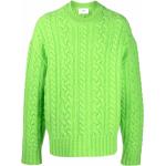 AMI Paris Pullover mit Zopfmuster - Grün
