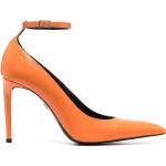Orange Ami Paris Spitze Nachhaltige Pfennigabsatz High Heels & Stiletto-Pumps mit Schnalle aus Leder für Damen Größe 38 