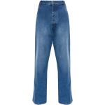 Reduzierte Blaue Bestickte Ami Paris Nachhaltige Jeans mit Stickerei aus Denim für Herren 