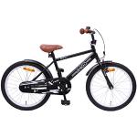 Amigo BMX Fun - Kinderfahrrad für Jungen - 20 zoll - mit Handbremse, Rücktritt, Lenkerpolster und fahrradständer - ab 5-8 Jahre - Schwarz