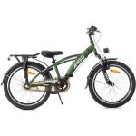 AMIGO Roady Fahrrad 20 Zoll - Kinderfahrrad für Jungen - 3 Gangen - Rücktrittbremse und V-Brake - Grün