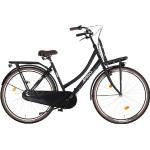 AMIGO Sturdy - Hollandrad - Retro-Fahrrad - Damenfahrrad - Citybike - Mit 3 Gangen - 28 Zoll 53 cm - Rücktrittbremse und V-Brake - Mattschwarz