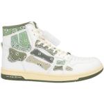Reduzierte Weiße Mike Amiri High Top Sneaker & Sneaker Boots mit Schnürsenkel aus Leder für Herren Größe 46 