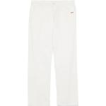 Reduzierte Weiße Straight Leg Jeans Raw aus Baumwolle für Herren für den für den Frühling 