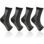 Amiweny Stunor - Dr.Neuropathy Socks,4Pair Neuropathy Socks,Ankle Compression Socks,Soothe Pain Relief (Black White,S/M)