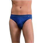 Hellblaue Unifarbene Ammann Jazzpants-Slips aus Baumwollmischung für Herren Größe M 1-teilig 