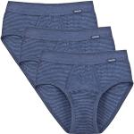 Blaue Ammann Feinripp-Unterhosen aus Baumwollmischung für Herren Größe 5 XL 3-teilig 